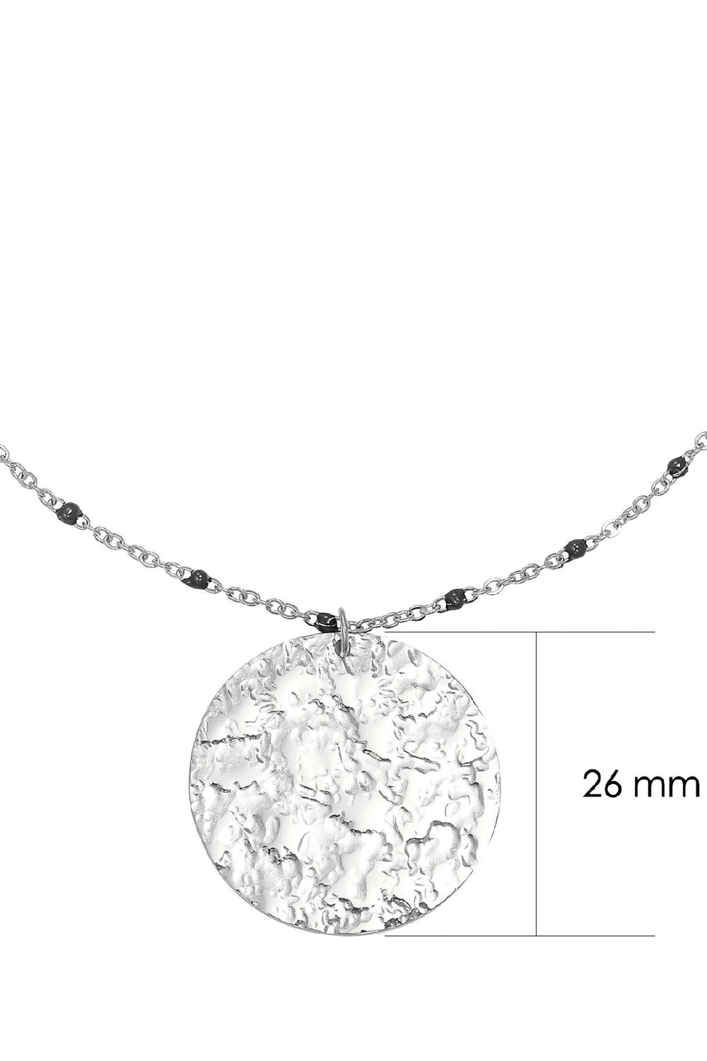 Collar Cast in Stone Argenté Acier inoxydable h5Image2